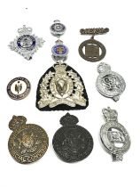 10 vintage police - prison service badges