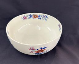Victorian Adderleys floral bowl, approximate diameter 10 inches, Height 4.5 inches