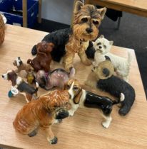 Selection of assorted dog figures