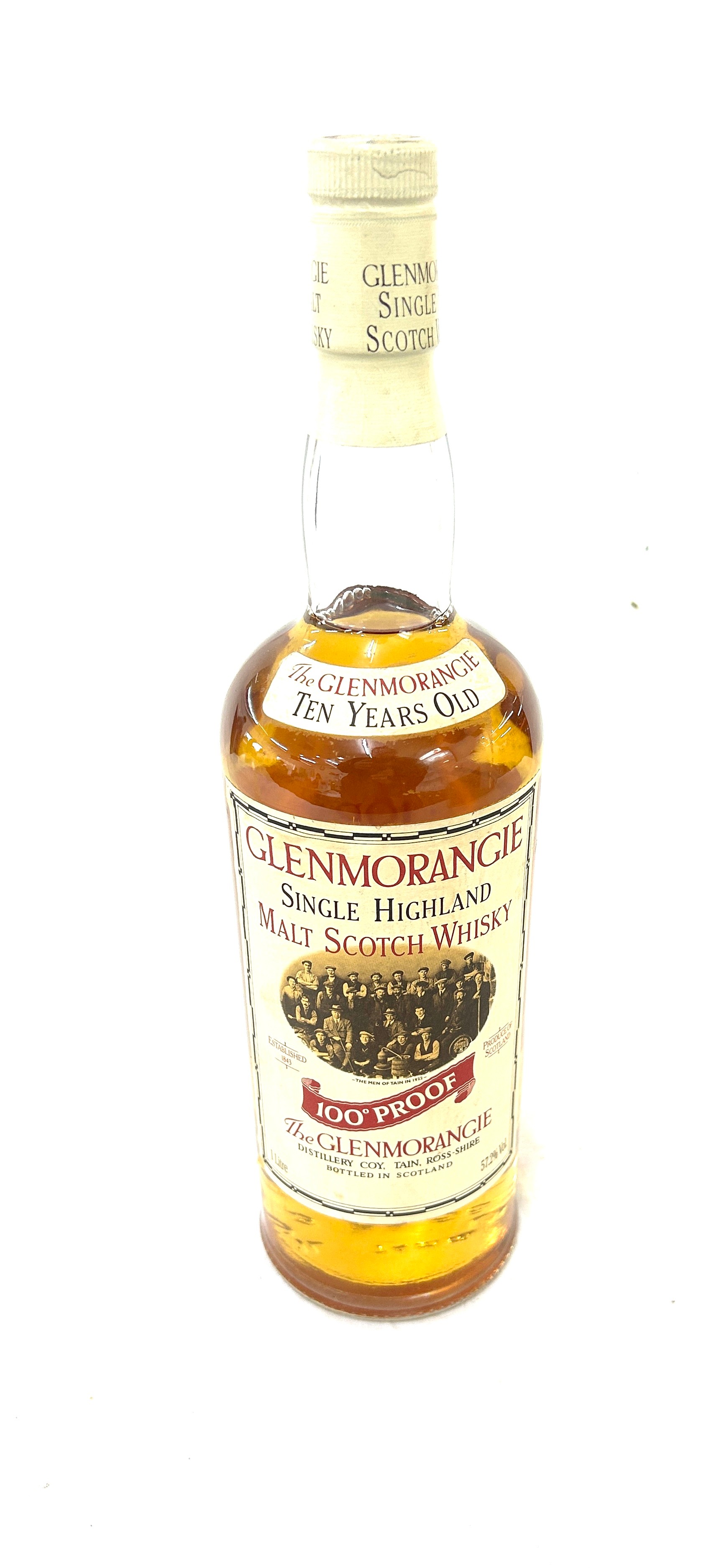 Bottle of Glenmorangie single malt scotch whisky 100 proof, 57% 1 litre ten years old - Image 2 of 5