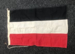 German flag measures approx 38 inches wide by 23.5 inches long