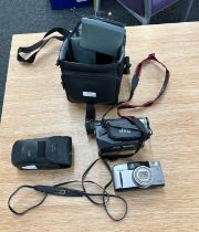 JVC digital video camera GR-DVL100E and a Canon camera Z115- untested