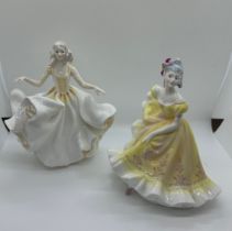 Royal Doulton "Sweet Seventeen" Classic Pretty Ladies HN2734 HN 2734 and Vintage Royal Doulton