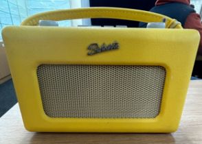 Roberts genuine leather yellow radio special edition model no R250