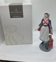 Vintage Royal Doulton figure - ' Classics Nurse' HN4287 modelled by Adrian Hughes. In original box