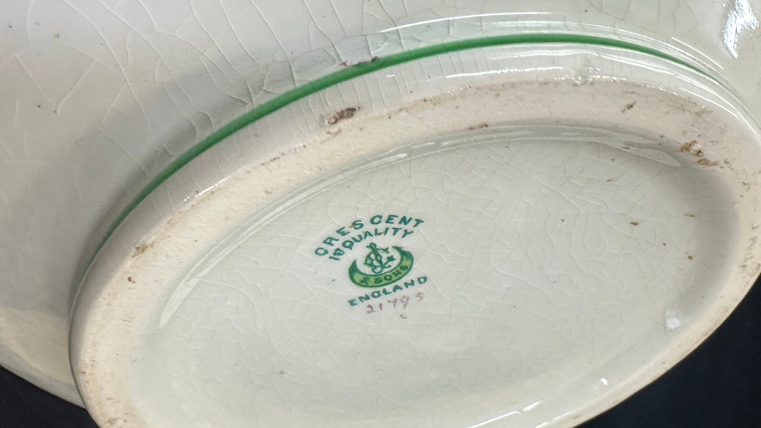 Vintage jug and bowl, Cresent quality england - Bild 3 aus 3
