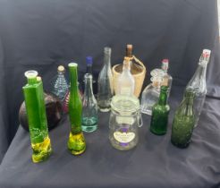 Selection of assorted vintage glasses