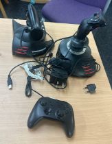 Selection of PC controllers includes Thrustmaster etc
