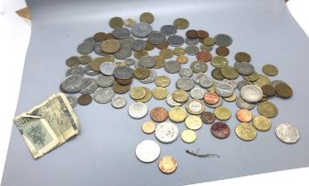 Large amount of vintage and modern coins