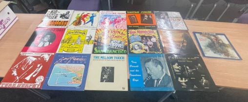 Selection of assorted records includes the Nelson Touch, Pam Pamjer etc