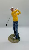 Royal Doulton figure HN 3276 ' Teeing off' measures approx 9 inches tall