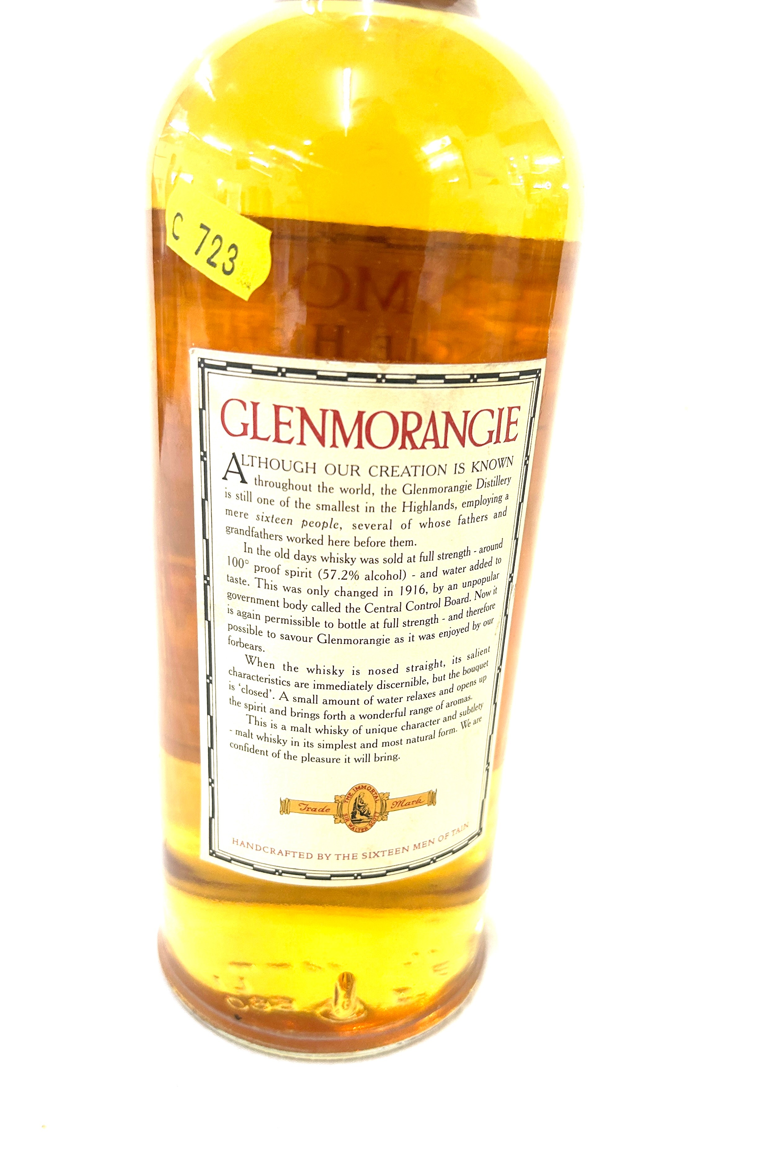 Bottle of Glenmorangie single malt scotch whisky 100 proof, 57% 1 litre ten years old - Image 5 of 5
