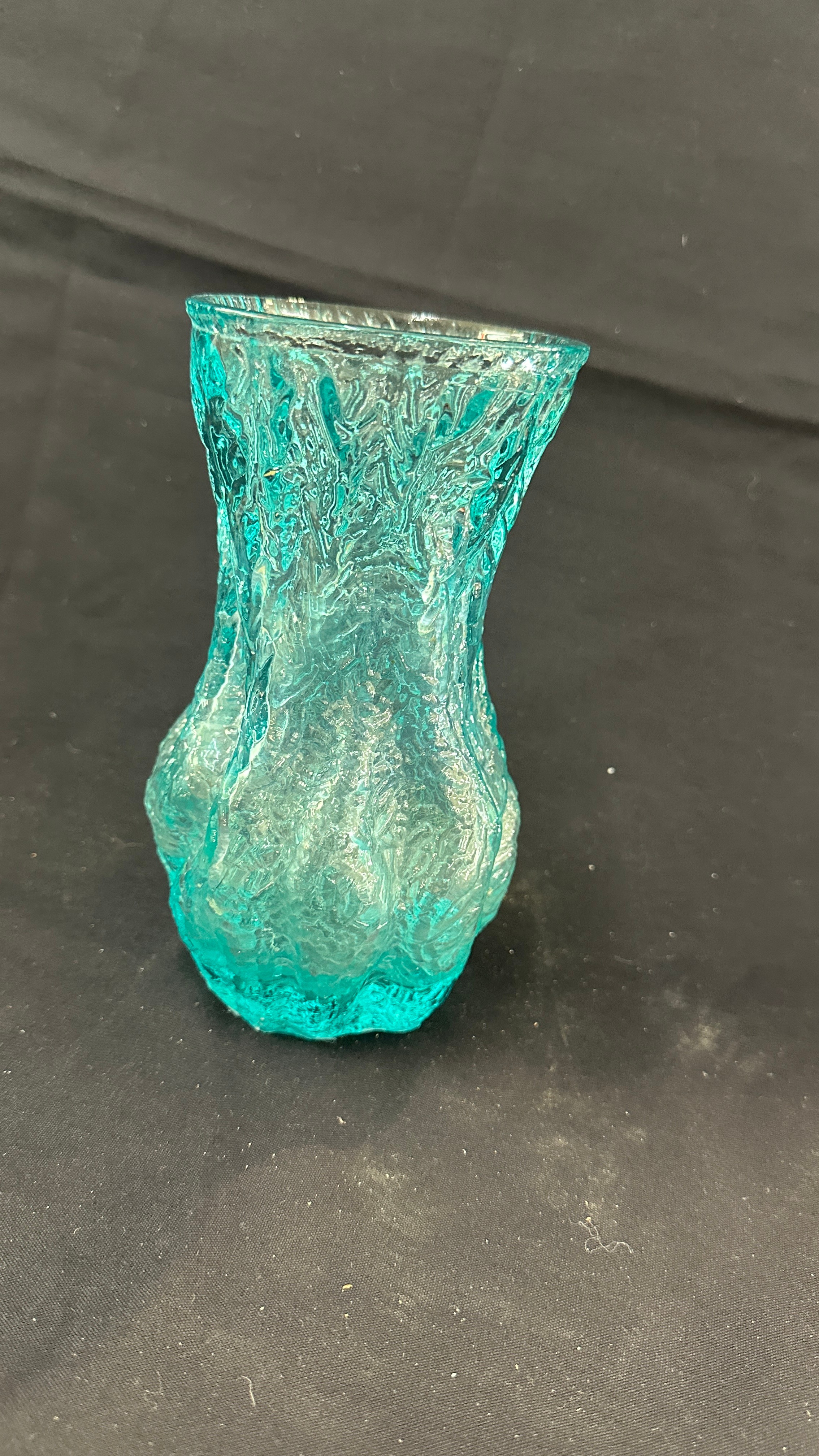 Decorative glass vase, possibly Whitefriars, overall height 8 inches - Image 4 of 5