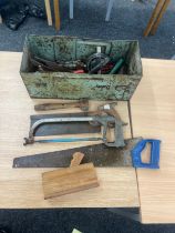 Ammunition box with a large selection of tools