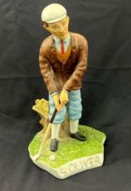 S Oliver porcelain Golf figure height approximately 12 inches