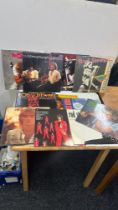 Selection of Rod Stewart vinyl LPS and 12" singles