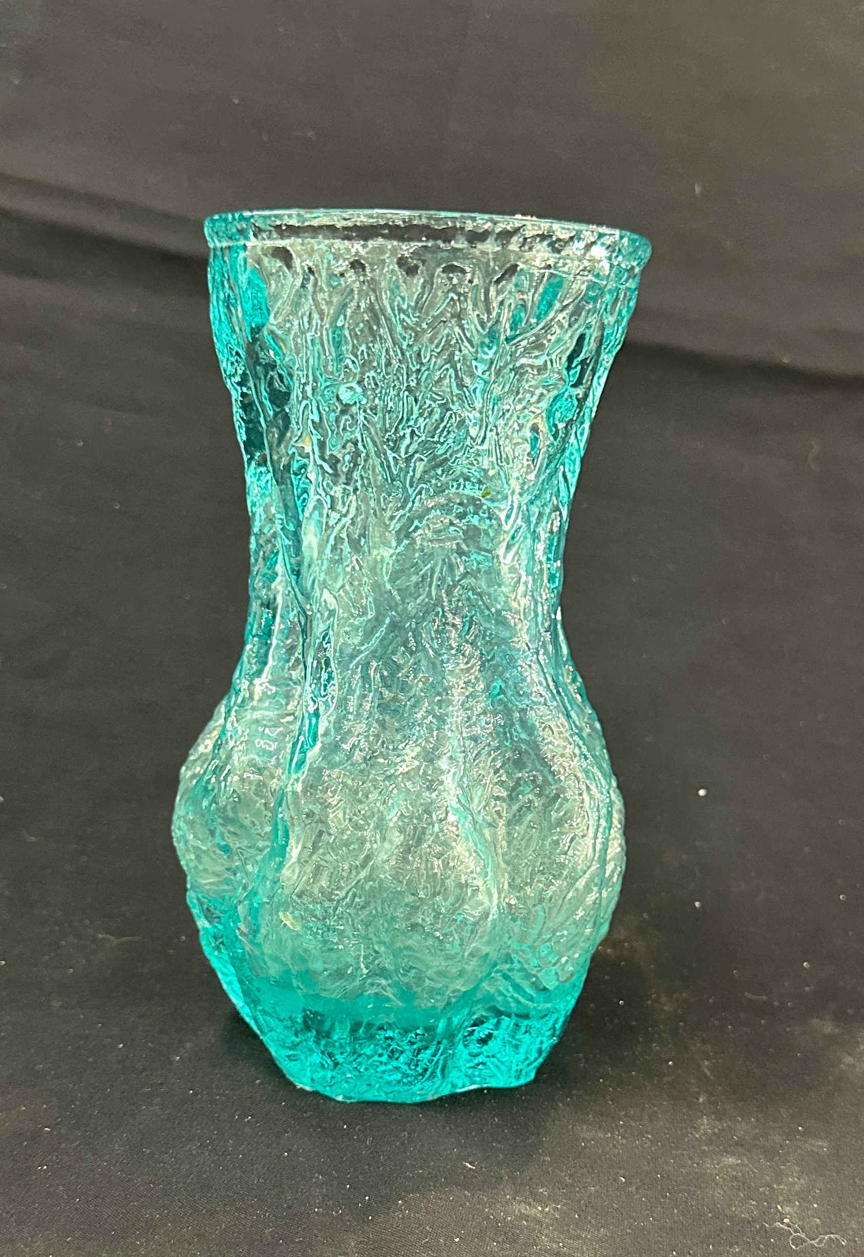 Decorative glass vase, possibly Whitefriars, overall height 8 inches - Image 2 of 5