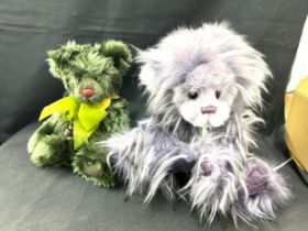 2 Vintage charlie bears includes Ivy and Angel cake
