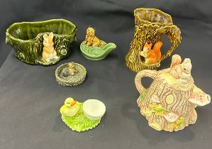 Selection of collectables includes Wade, Sylvac etc