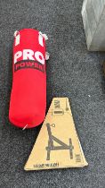 Pro power hanging punch bag with bracket