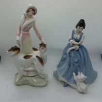 Two vintage Royal Doulton figures ' Daisy' HN3804 and 'Lorraine' HN3118