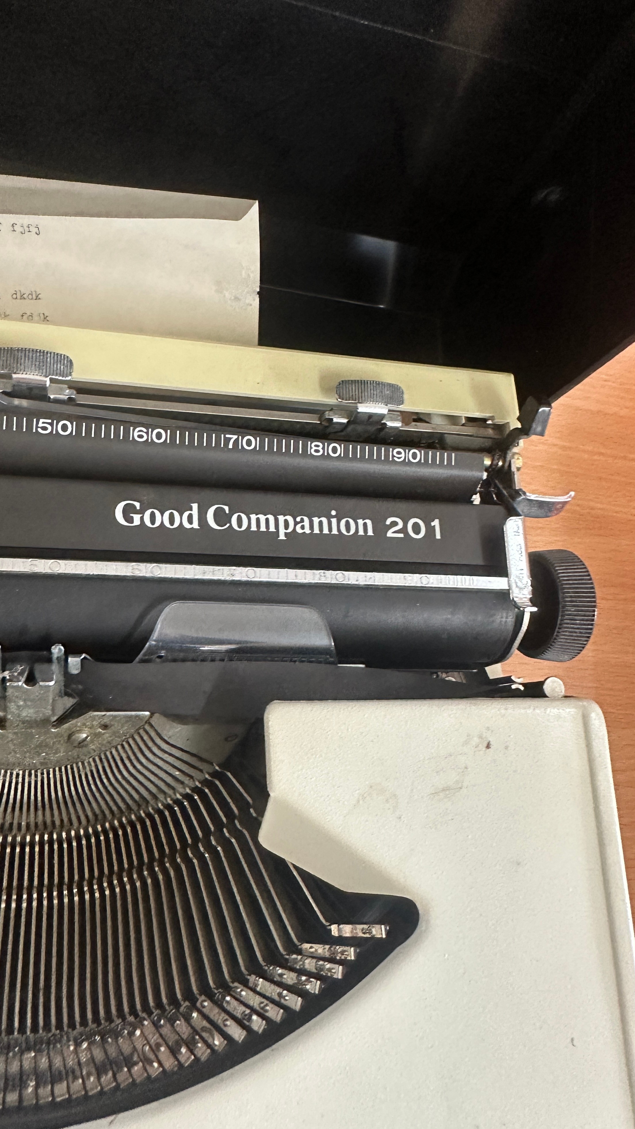 Cased imperial typewriter, good companion 201 - Image 3 of 3