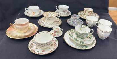 Selection of trio sets includes Royal Albert etc