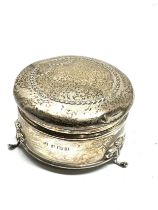 .925 sterling jewellery / trinket box