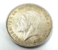 silver 1935 george v crown