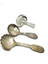 3 x .925 sterling silver caddy spoons