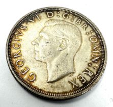 silver 1937 george v1 crown