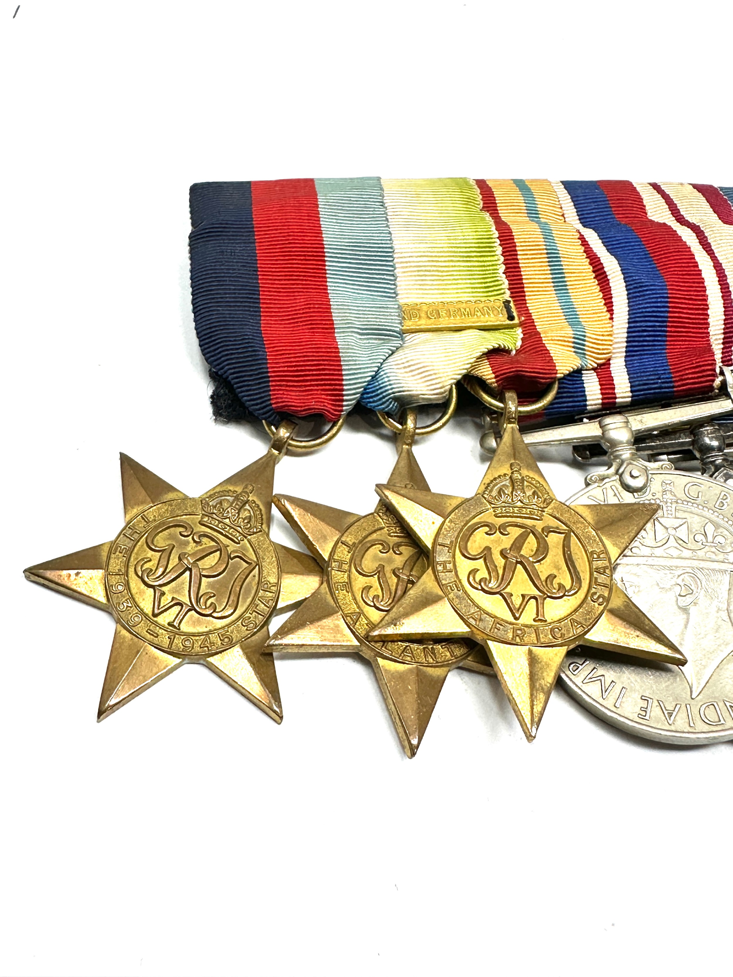 Mounted WW2 ER. II Royal Navy Medal Group n.g.s medal -palestine 1945-48 d/kx93547 f.c willcocks s. - Bild 2 aus 8