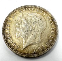 silver 1935 george v crown