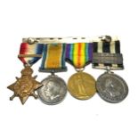 Mounted WW1 1914 Morn Star Trio St. John Medal Group