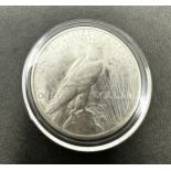 1923 silver peace dollar