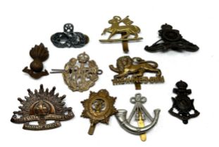 selection of military cap badges