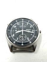 Vintage Seiko Men's Military Chronograph gents quartz wristwatch 7t27 7a20 the watch is not