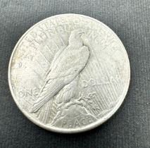 1922 silver peace dollar