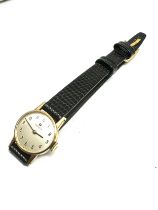 9ct gold ladies tissot wristwatch the watch is ticking