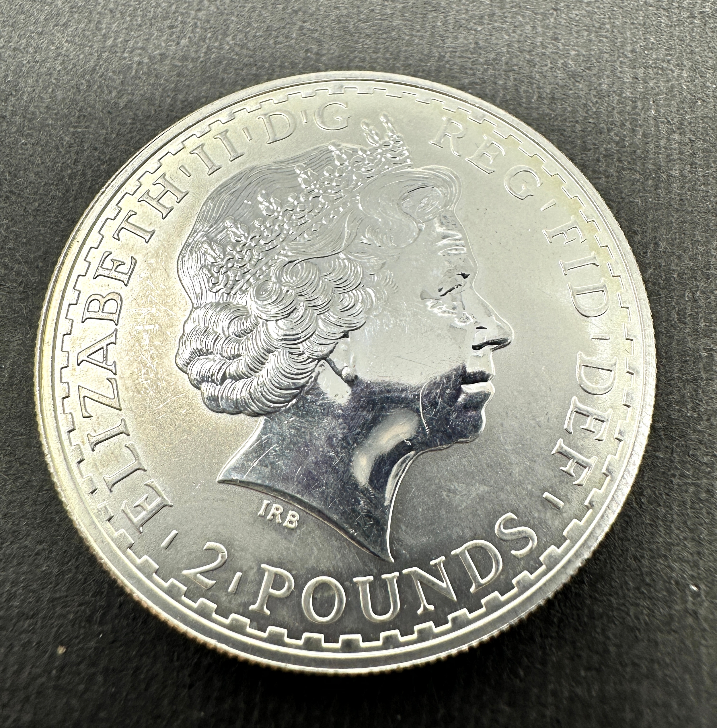 2006 Britannia one ounce fine silver two pounds coin - Bild 2 aus 2
