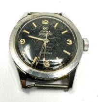 Vintage Cyma Diving star cymaflex gents wristwatch the watch is ticking