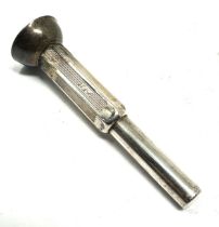 Vintage silver cigar piercer