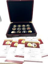 Boxed 1952 2012 the diamond jubilee photographic crown proof coin collection