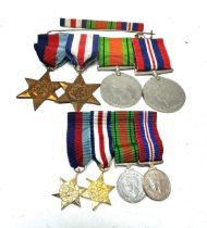 ww2 medal group & miniatures