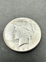 1928 silver peace dollar