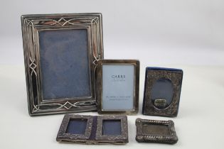 5 x .925 sterling photograph frames inc small