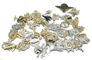 large selection of military cap badges etc