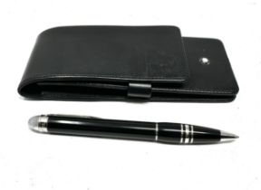 cased Montblanc ballpoint pen