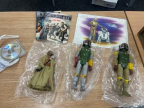 Selection of vintage star wars memorabilia includes 1979 Products Corp etc
