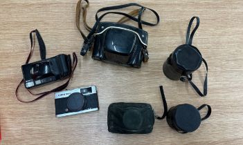 4 cameras and 2 lenses, untested